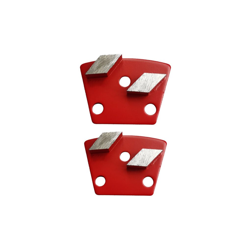 Dual-Bar Diamond Grinding Shoe - Red